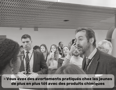 Protest at ECJF Conference