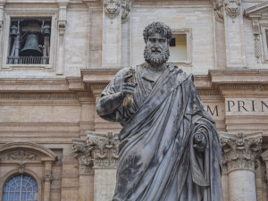 St Peter statue at the Vatican